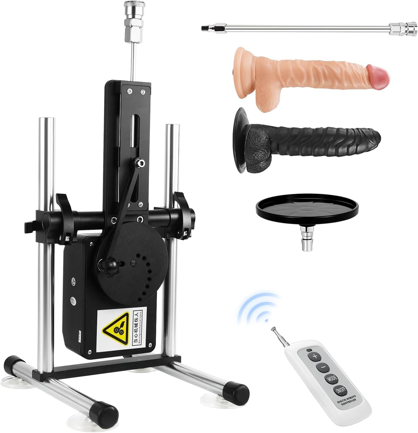 300 RPM Silent Sex Machine with Quick-Air Compatibility & Full-Body Metal Chassis