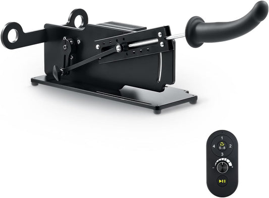 Adjustable Masturbation Thrusting Machine with Realistic Dildo 18 Speeds 8 Modes