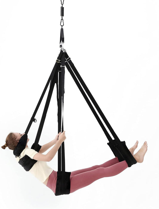 360° Rotating Ceiling Restraint Premium Bondage System with Plush Pillows & Detachable Cuffs
